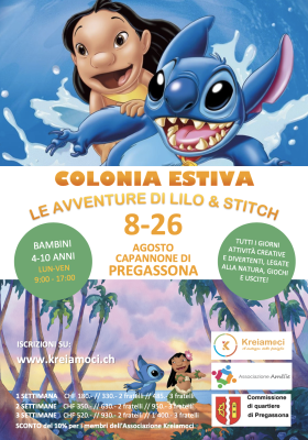 Flyer colonia Pregassona 2022